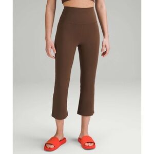 Lululemon Groove Super High Rise Crop 23" Nulu Java